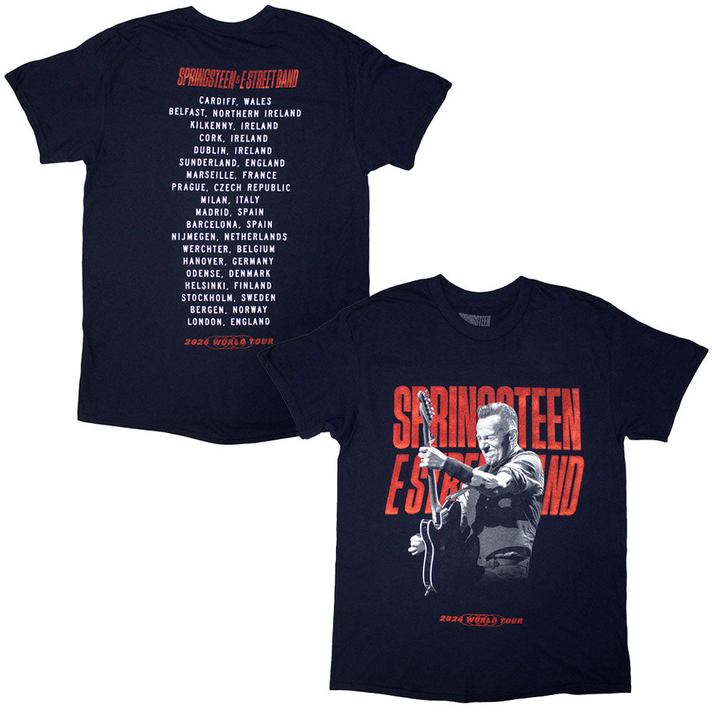 BRUCE SPRINGSTEEN - (11月 映画公開 記念 ) - Tour '24 Guitar Photo / バックプリントあり / 2024年ツアー会場限定販売